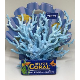 Coral artificial azul hielo