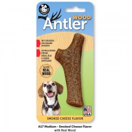 WOOD ANTLER CHEW SMOKED CHEESE