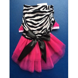 Vestido estampado de zebra...