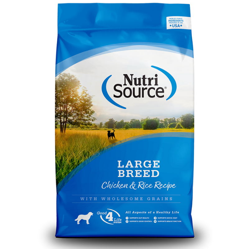 NutriSource Pollo y Arroz Adulto Large breed 26LB