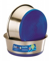 Comedero Heavy Dish Blue Bonded Base 1 Qt