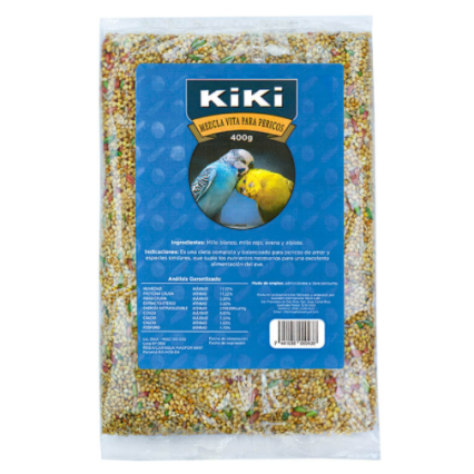 ALIMENTO PARA PERICOS DE AMOR KIKI 400G
