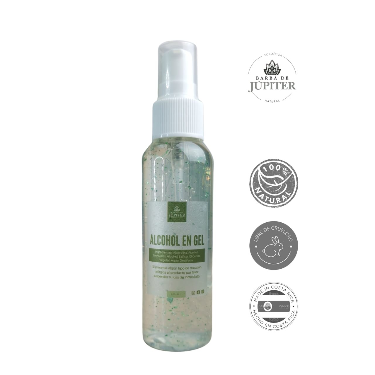 Barba de Júpiter Alcohol En Gel Áloe Vera