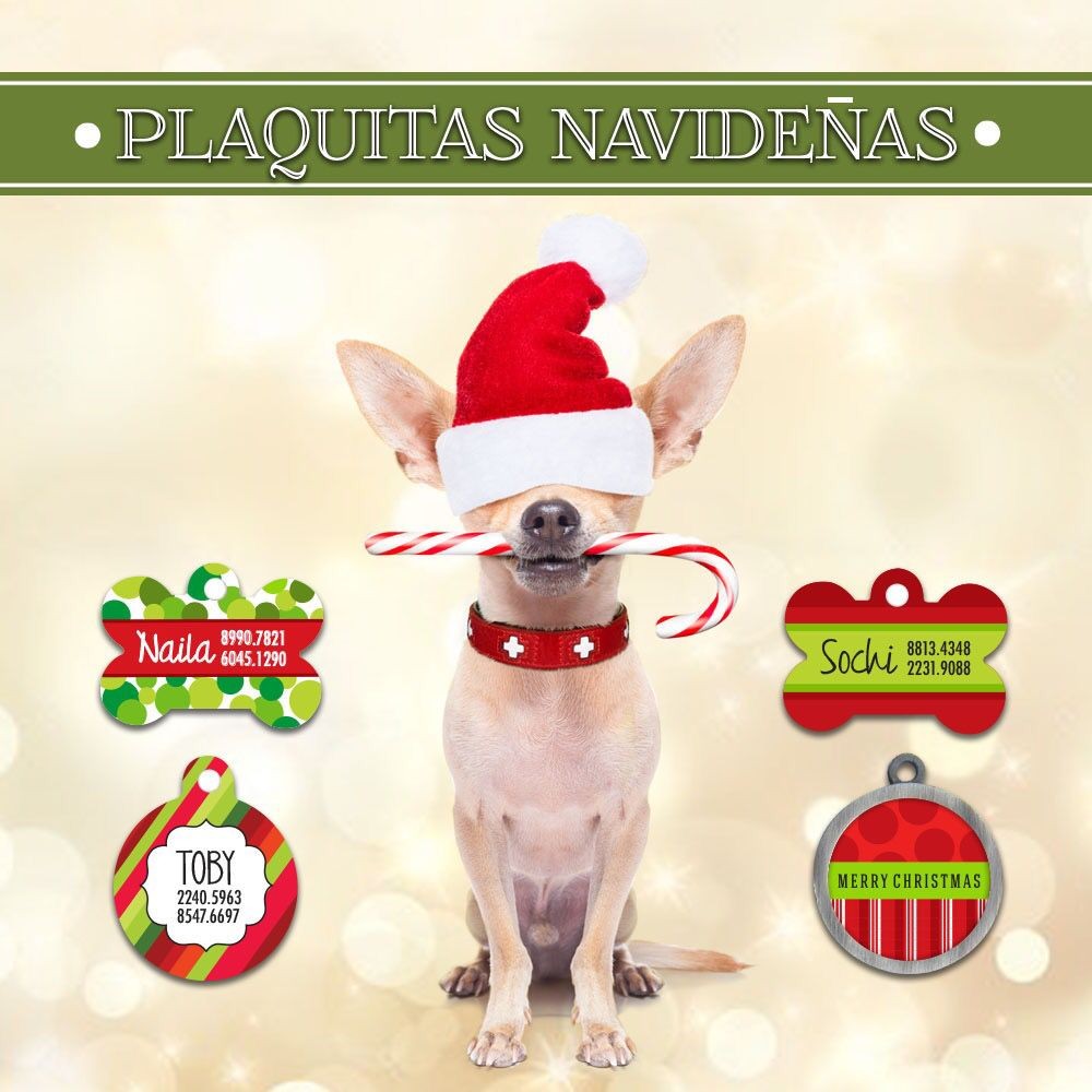 Plaquita de Navidad para Mascota
