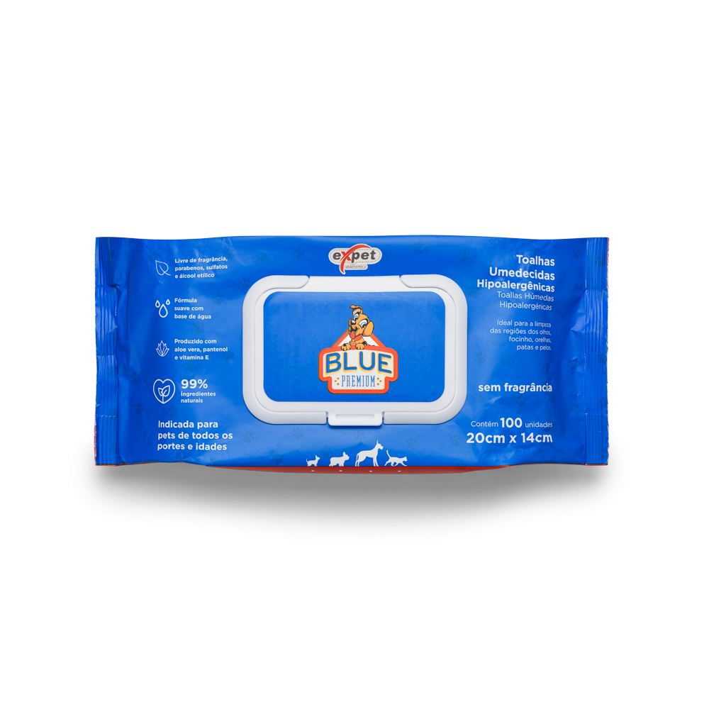Toallas Humedas Hipoalergenicas - BLUE toallitas, wipes