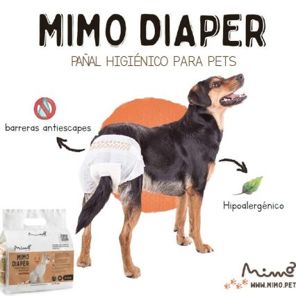 Para Hembra Pañales Hipoalergénicos - Mimo