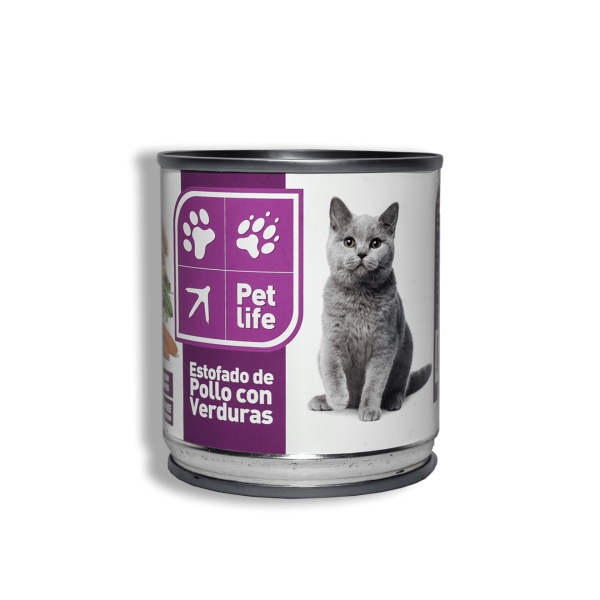 Petlife - Estofado de Pollo con Verduras para Gato