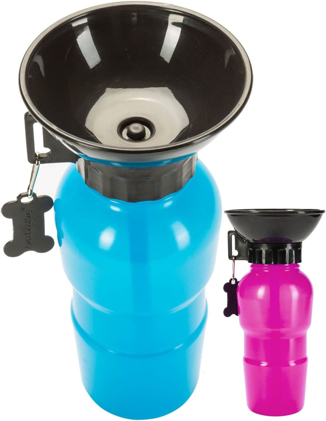 Botella portatil con bebedero