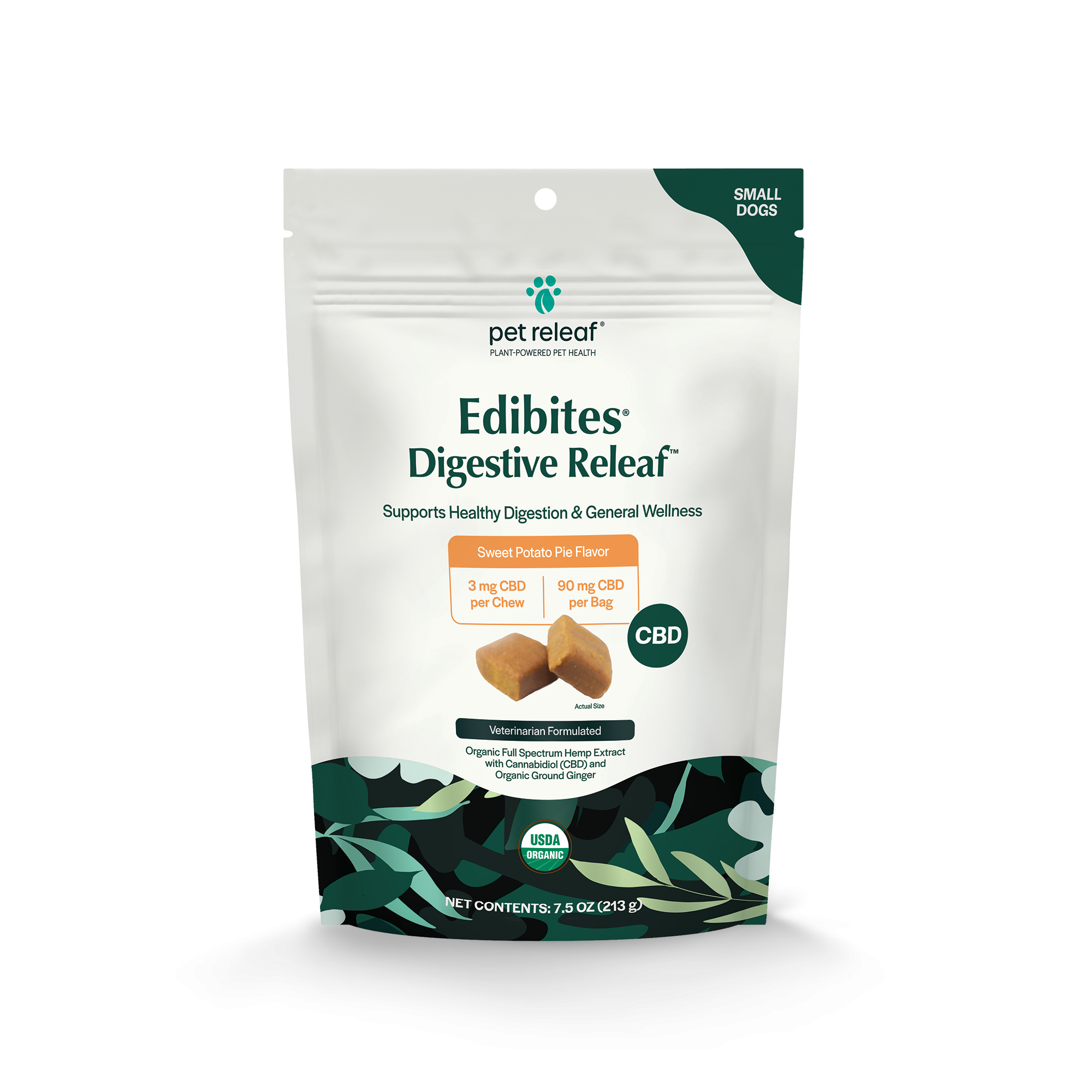 PET RELEAF - DIGESTIVE RELEAF SWEET POTATO ORGANIC EDIBITES