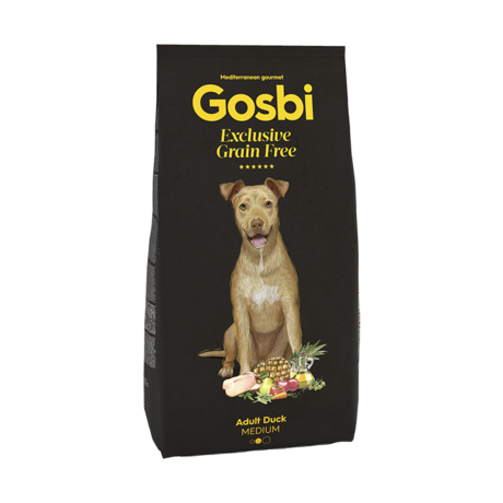 Gosbi Exclusive Grain Free Adult Duck Medium 3kg