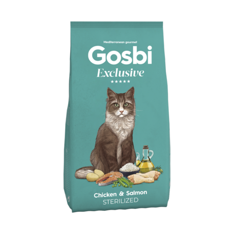 Gosbi Exclusive Cat Chicken & Salmon Sterilized 1.5 kg