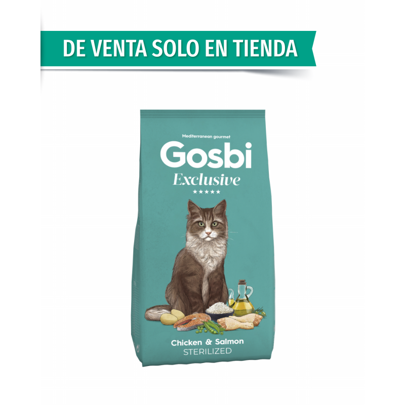 Gosbi Exclusive Cat Chicken & Salmon Sterilized 6 KG