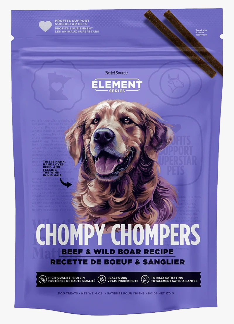 Nutrisource CHOMPY CHOMPERS CONEJO Y VENADO O TERNERA Y JABALÍ