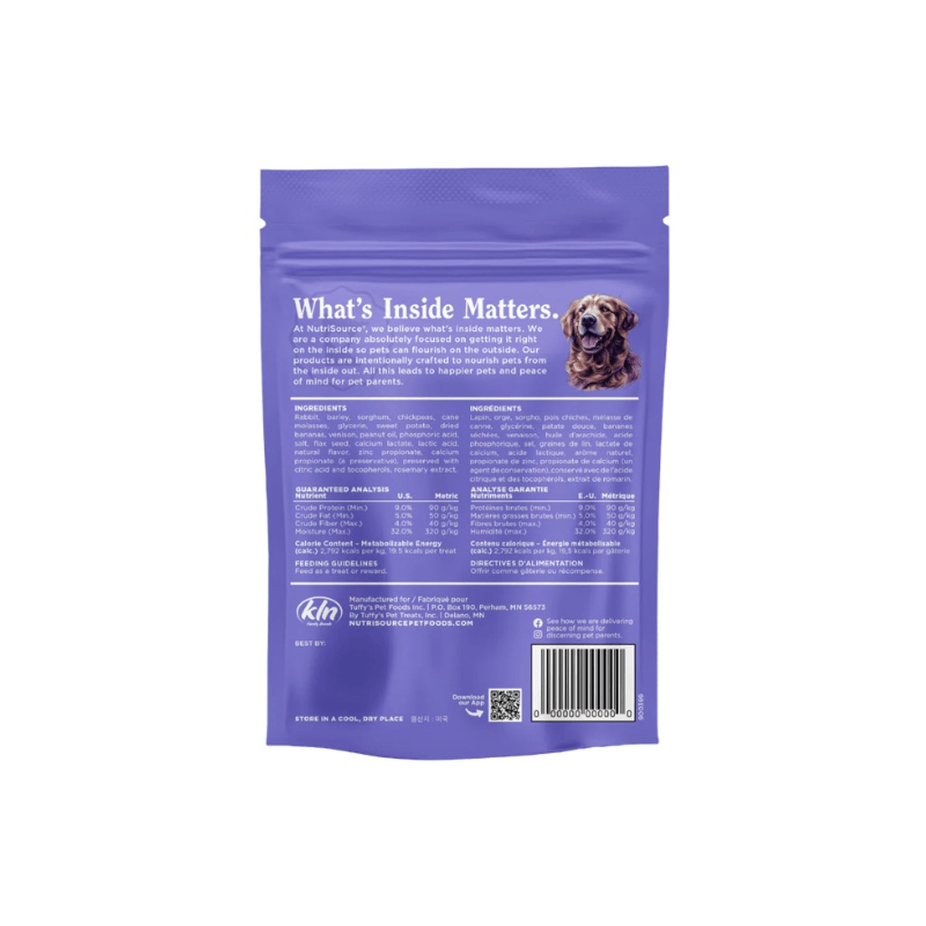 Nutrisource CHOMPY CHOMPERS CONEJO Y VENADO O TERNERA Y JABALÍ - Imagen 2